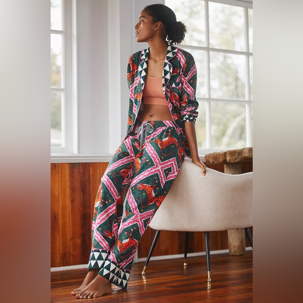 Corinne Lent Anthropologie Tigress pants (pajamas)